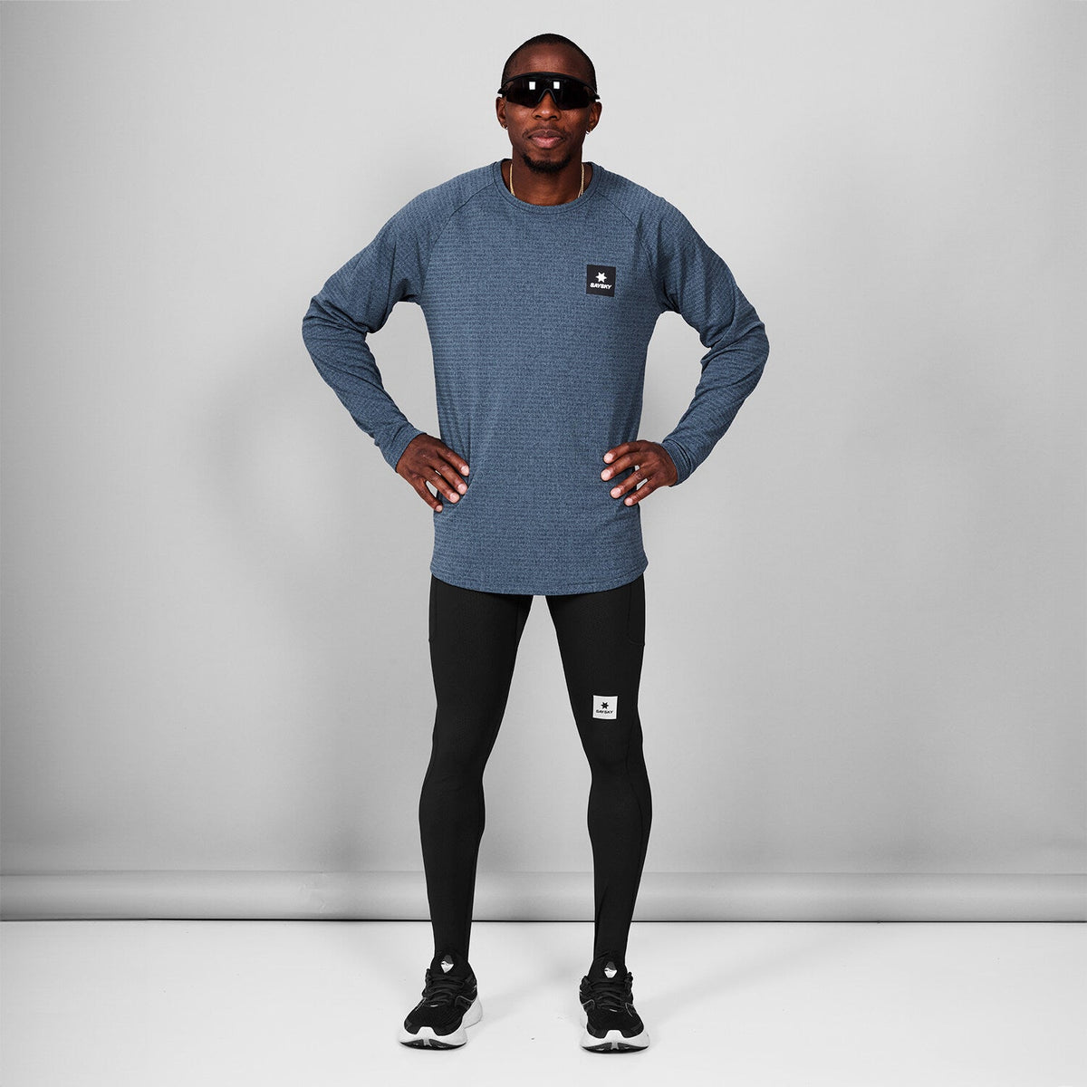 Saysky Blaze Long Sleeve Light Fleece Blue 2009 MMRFL02C2009