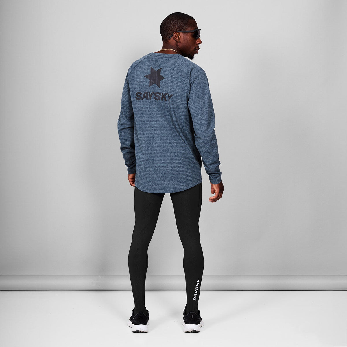 Saysky Blaze Long Sleeve Light Fleece Blue 2009 MMRFL02C2009