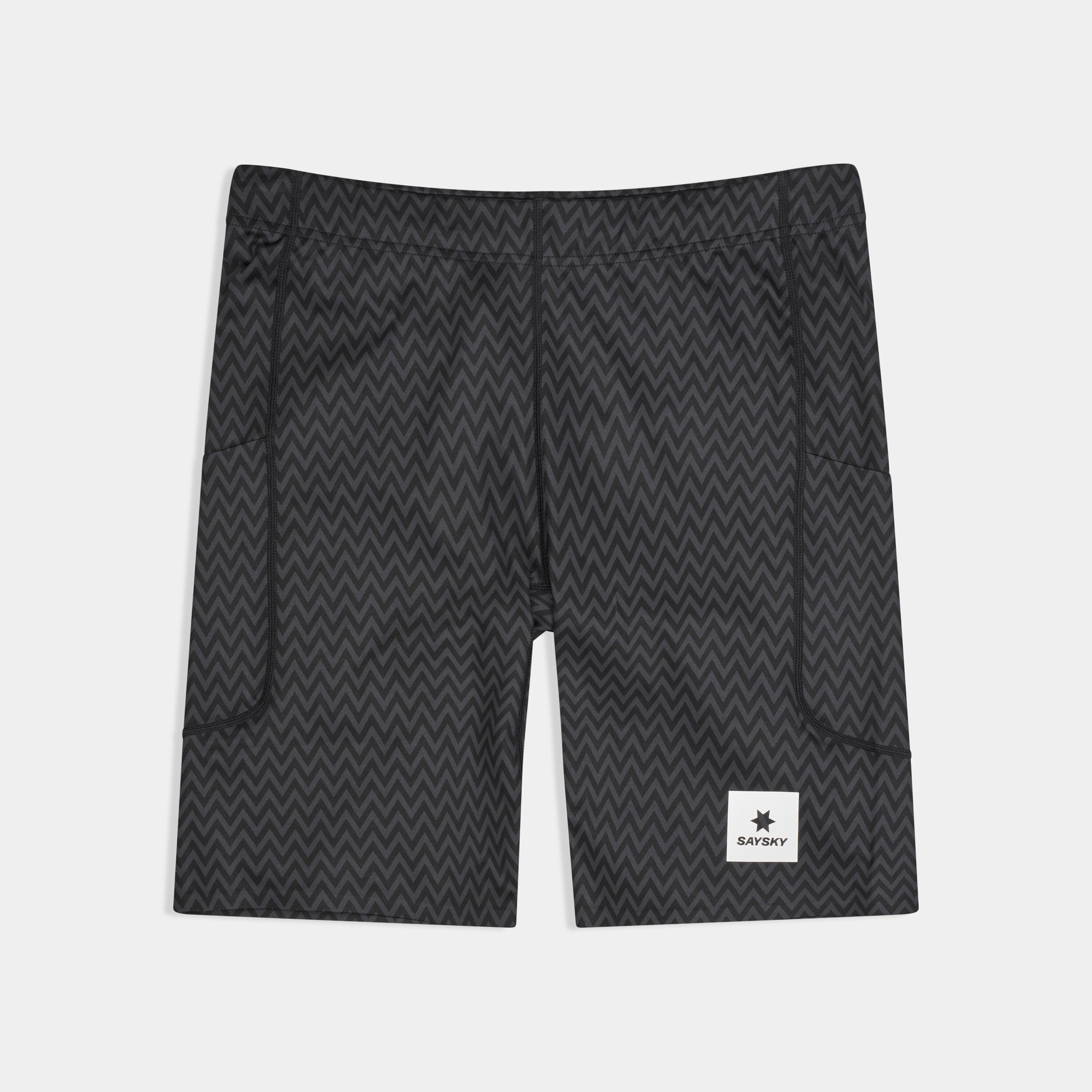 Saysky Combat+ Short Tights 9'' Black Zig Zag 1062 SM55006