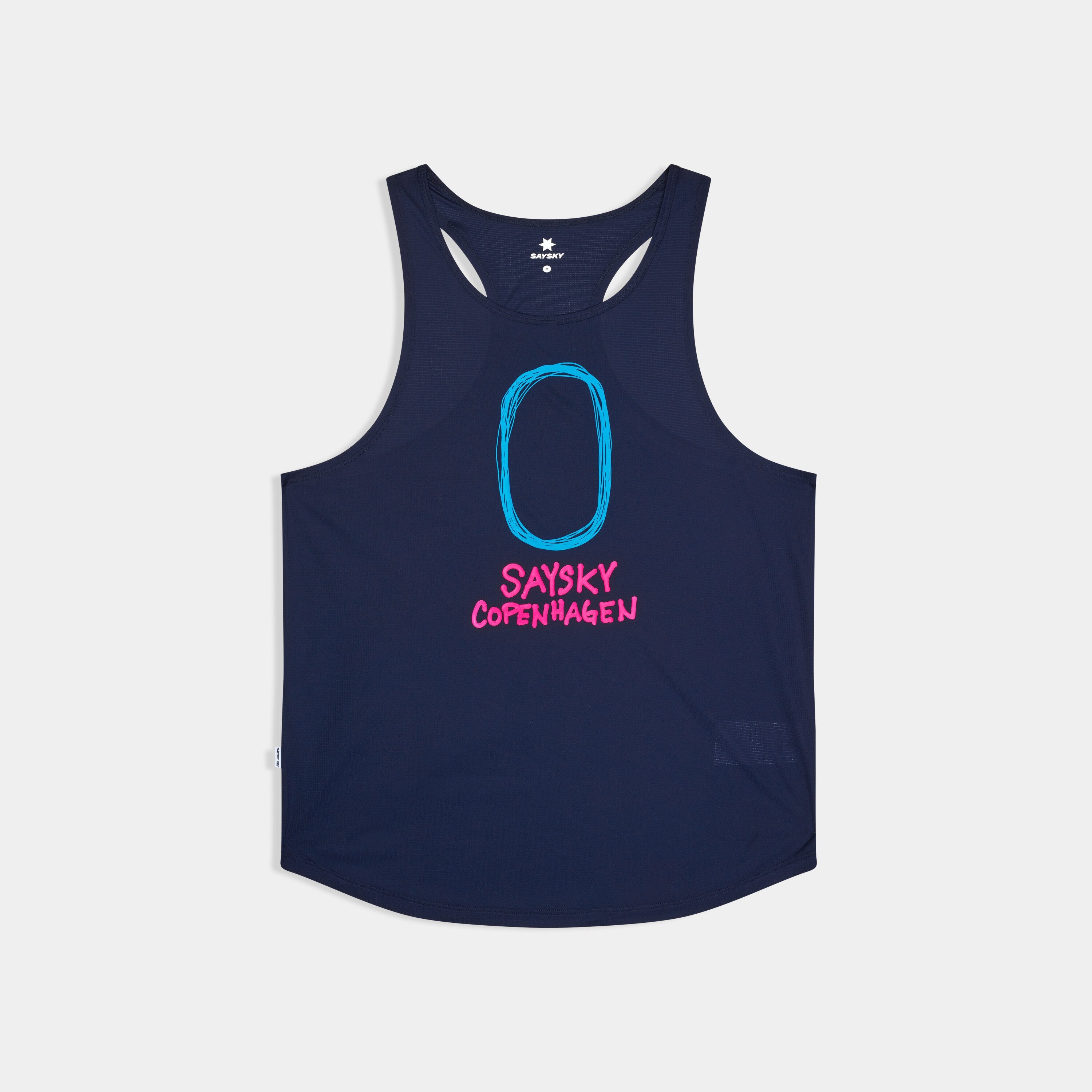 Saysky Statement Flow Singlet Blue 201 SM30019