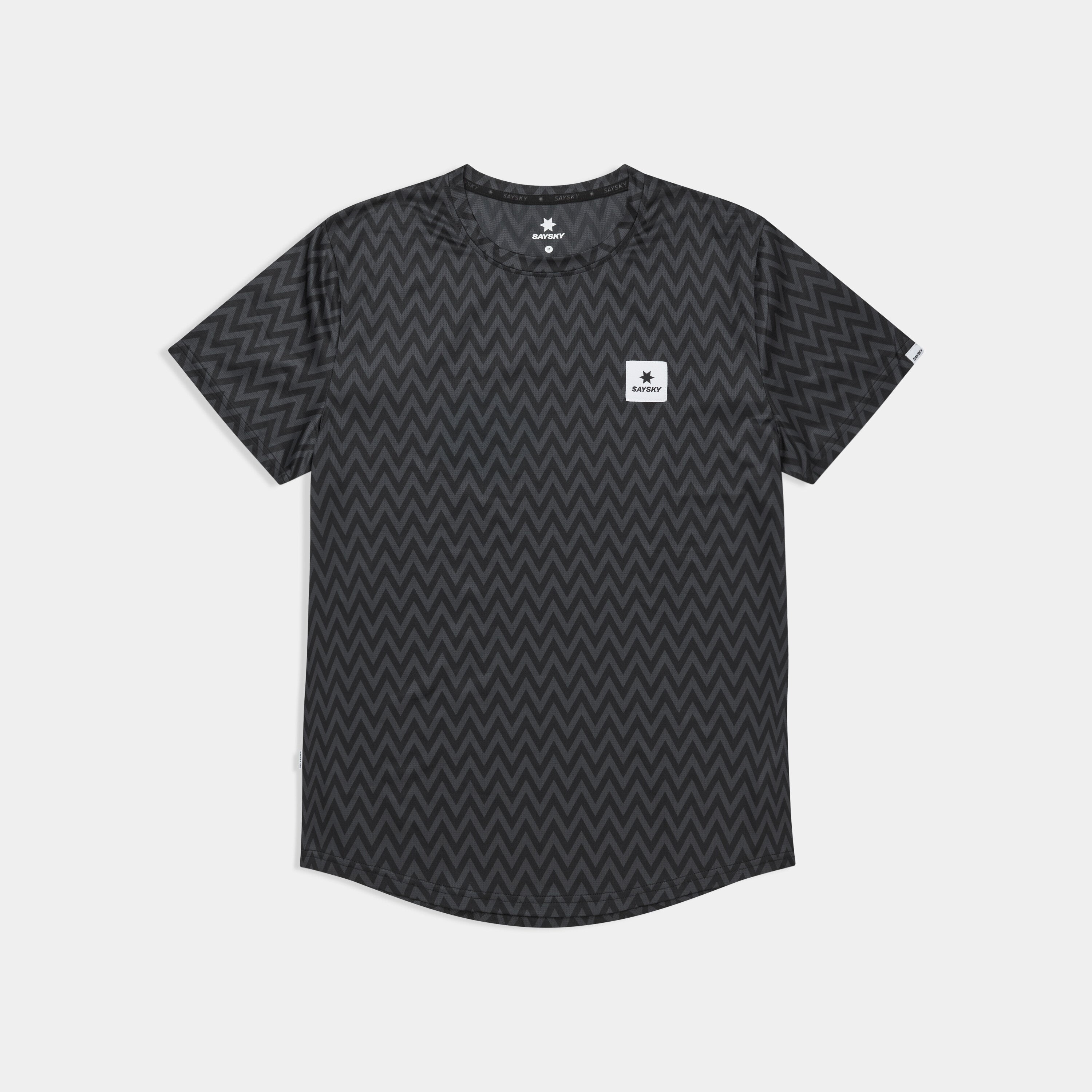 Saysky Clean Combat T-shirt Black Zig Zag 1062 SM25026