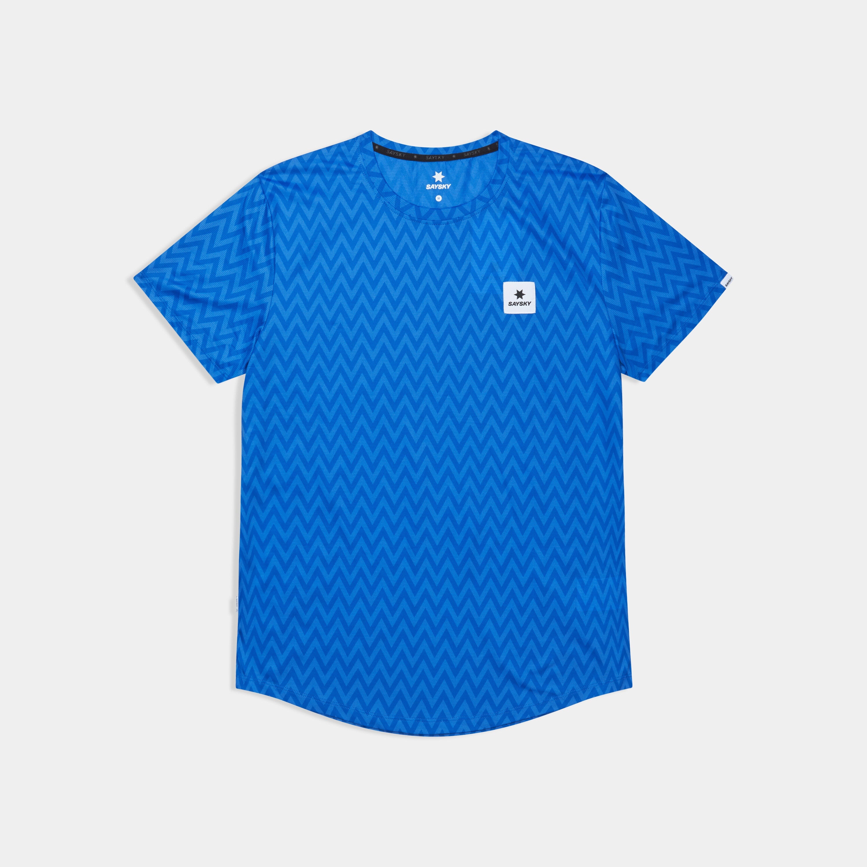 Saysky Clean Combat T-shirt Blue Zig Zag 1063 SM25026