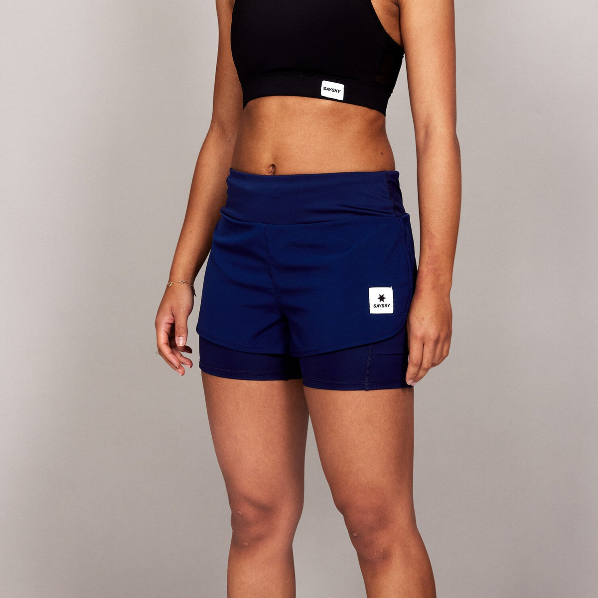 Saysky 2 in 1 Pace Shorts 3'' Blue 201 SW40002