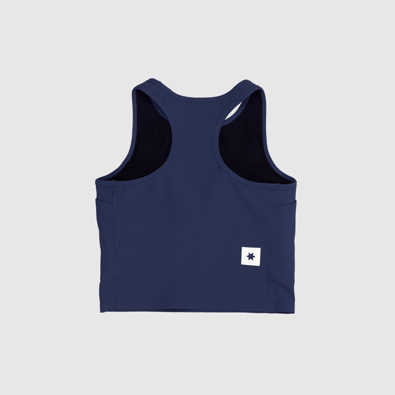 Saysky Combat Rib Crop Top Blue 201 SW30005