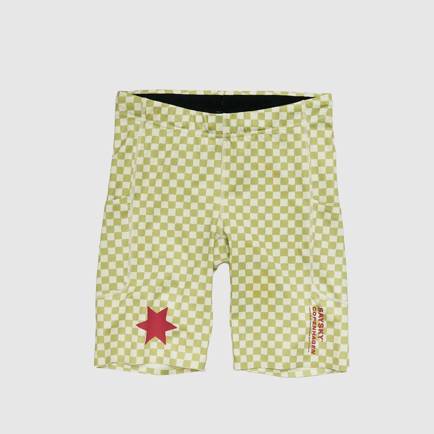 SAYSKY Checker Combat+ Short Tights 9'' TIGHTS 1034 - GREEN AOP