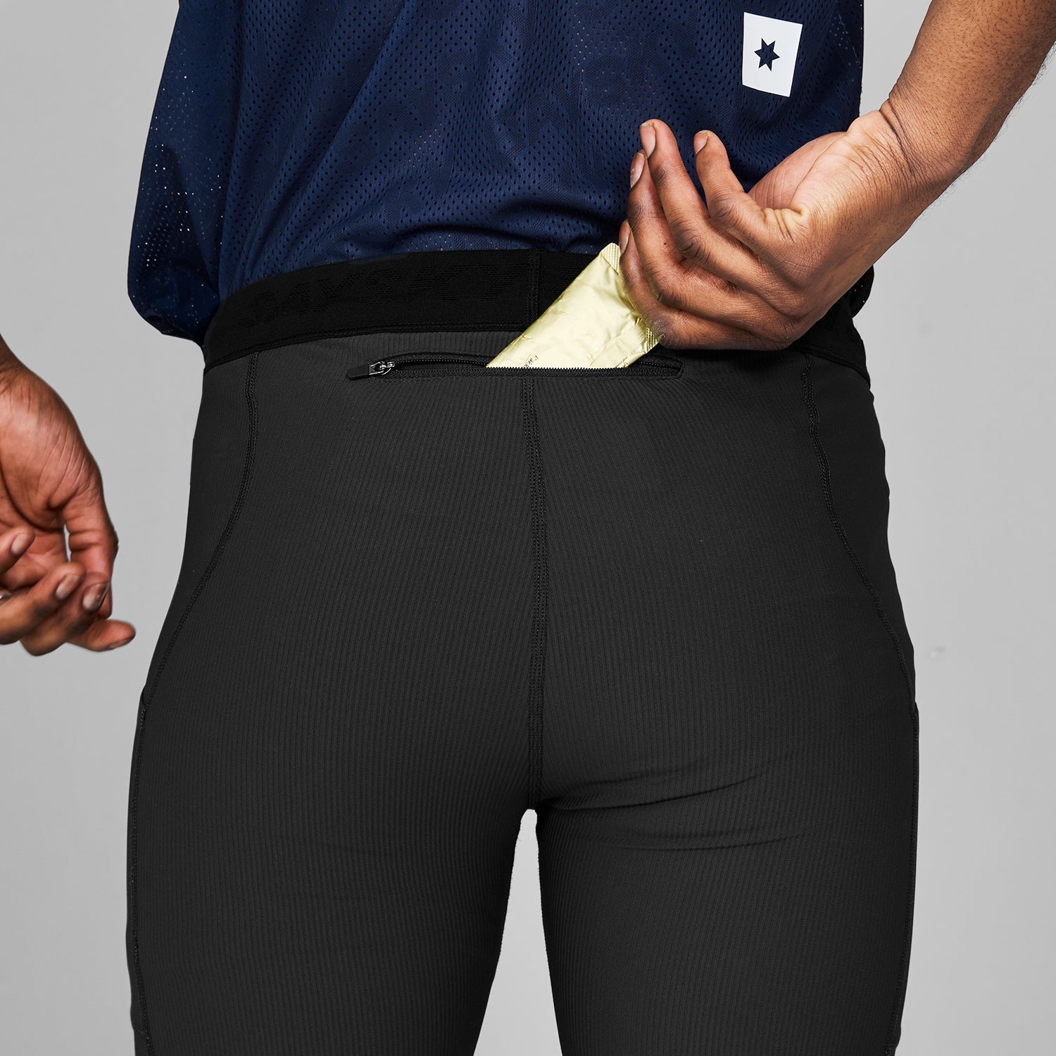 SAYSKY Combat+ Rib Short Tights 8'' TIGHTS 901 - BLACK