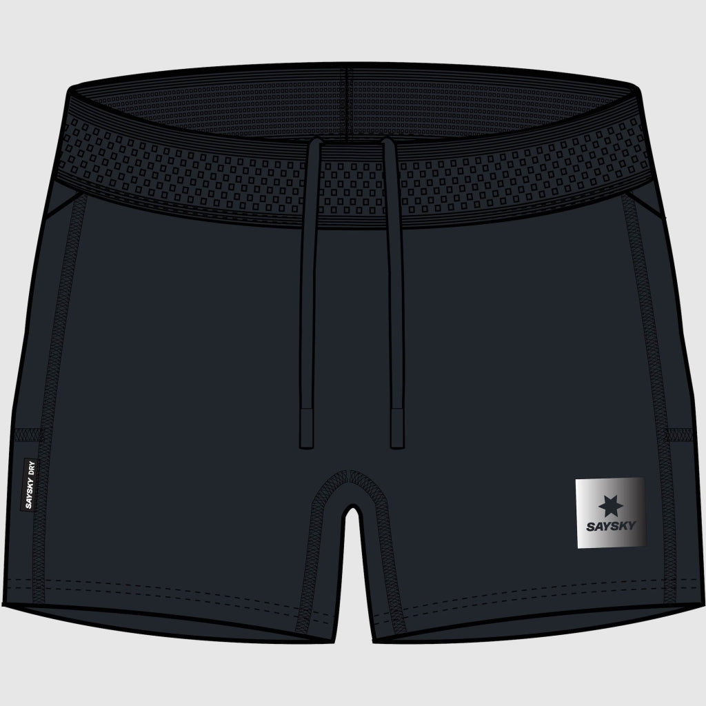 SAYSKY Flow+ Race Short Tights 4" TIGHTS 901 - BLACK