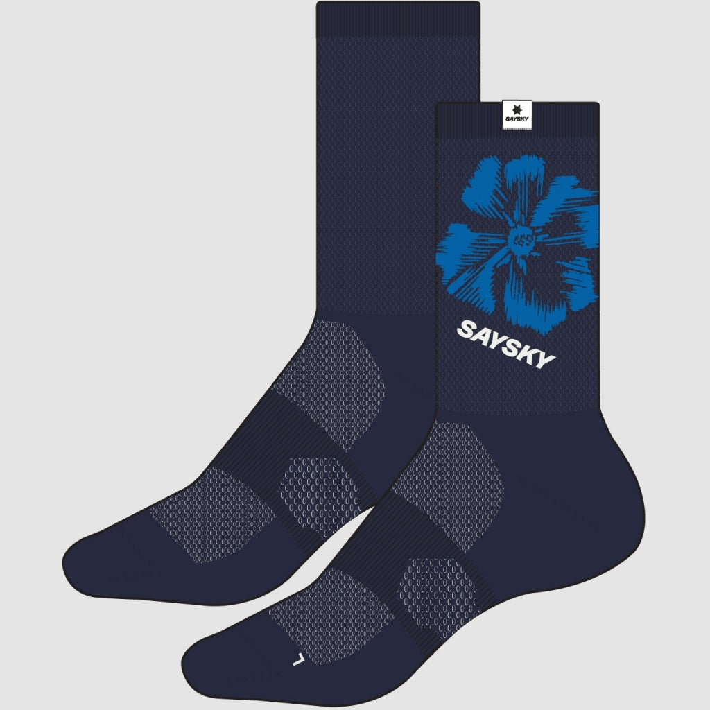 SAYSKY Flower Combat Socks 200 SOCKS 1029 - BLUE AOP