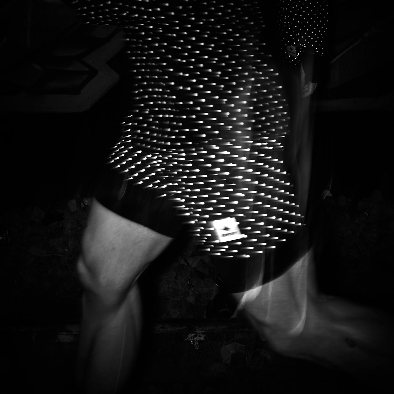 SAYSKY Polka 2 In 1 Pace Shorts 5'' SHORTS 1018 - BLACK AOP