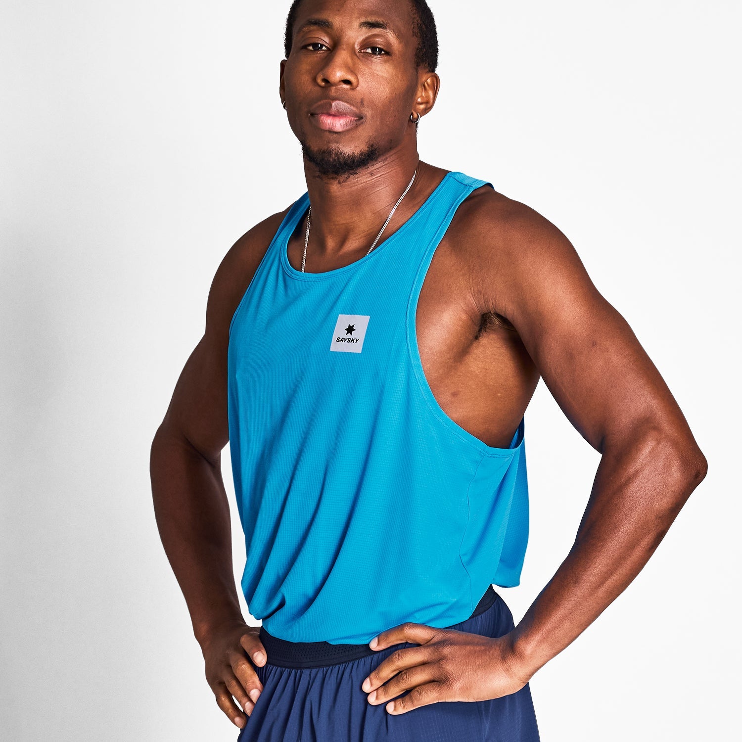 SAYSKY Reactive Flow Singlet SINGLETS 1045- BLUE AOP