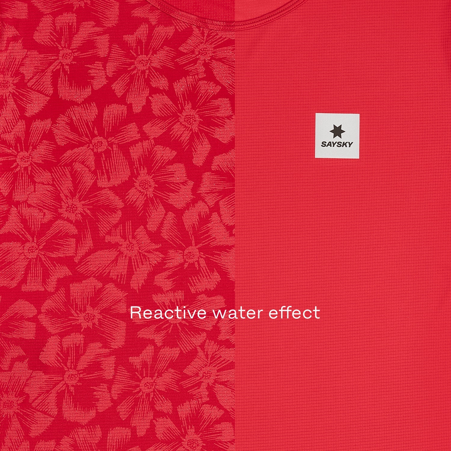 SAYSKY Reactive Flow T-Shirt T-SHIRTS 1037 - RED AOP