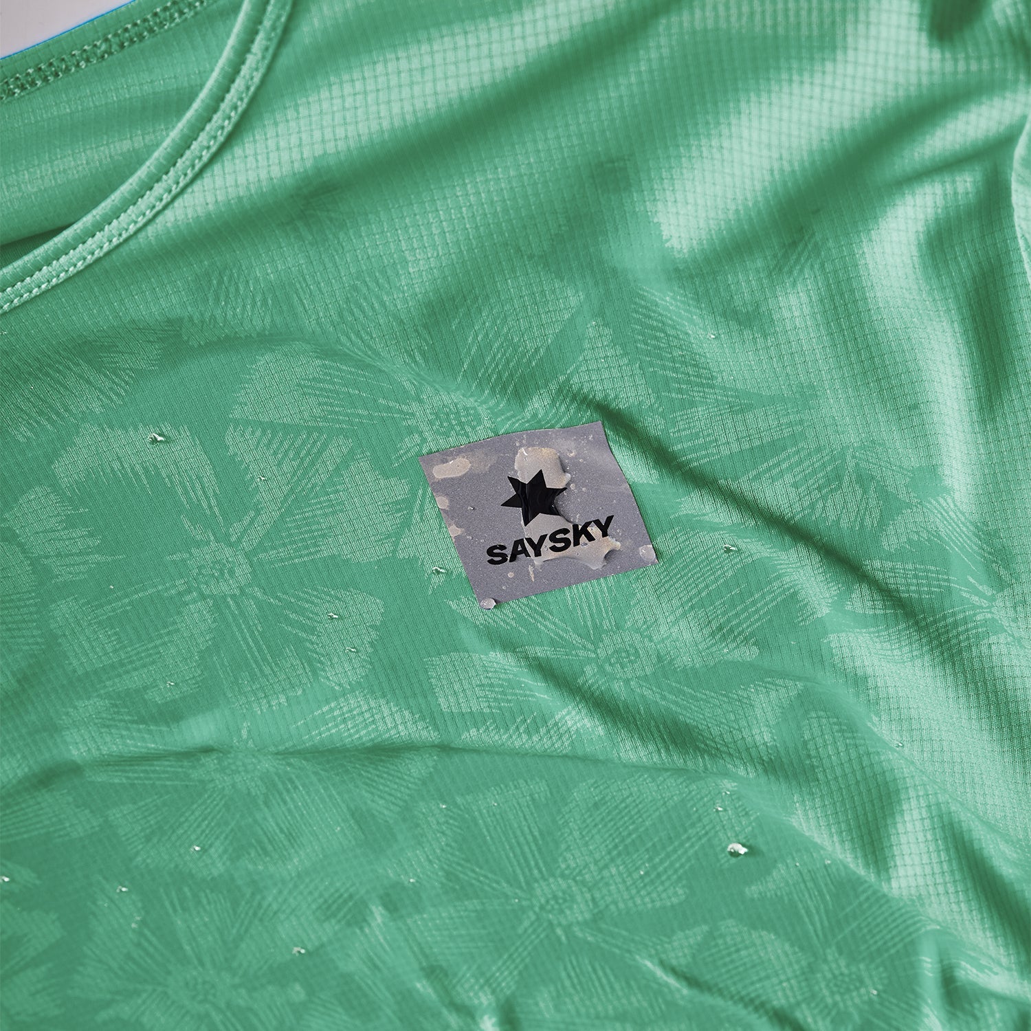 SAYSKY Reactive Flow T-Shirt T-SHIRTS 1038 - GREEN AOP