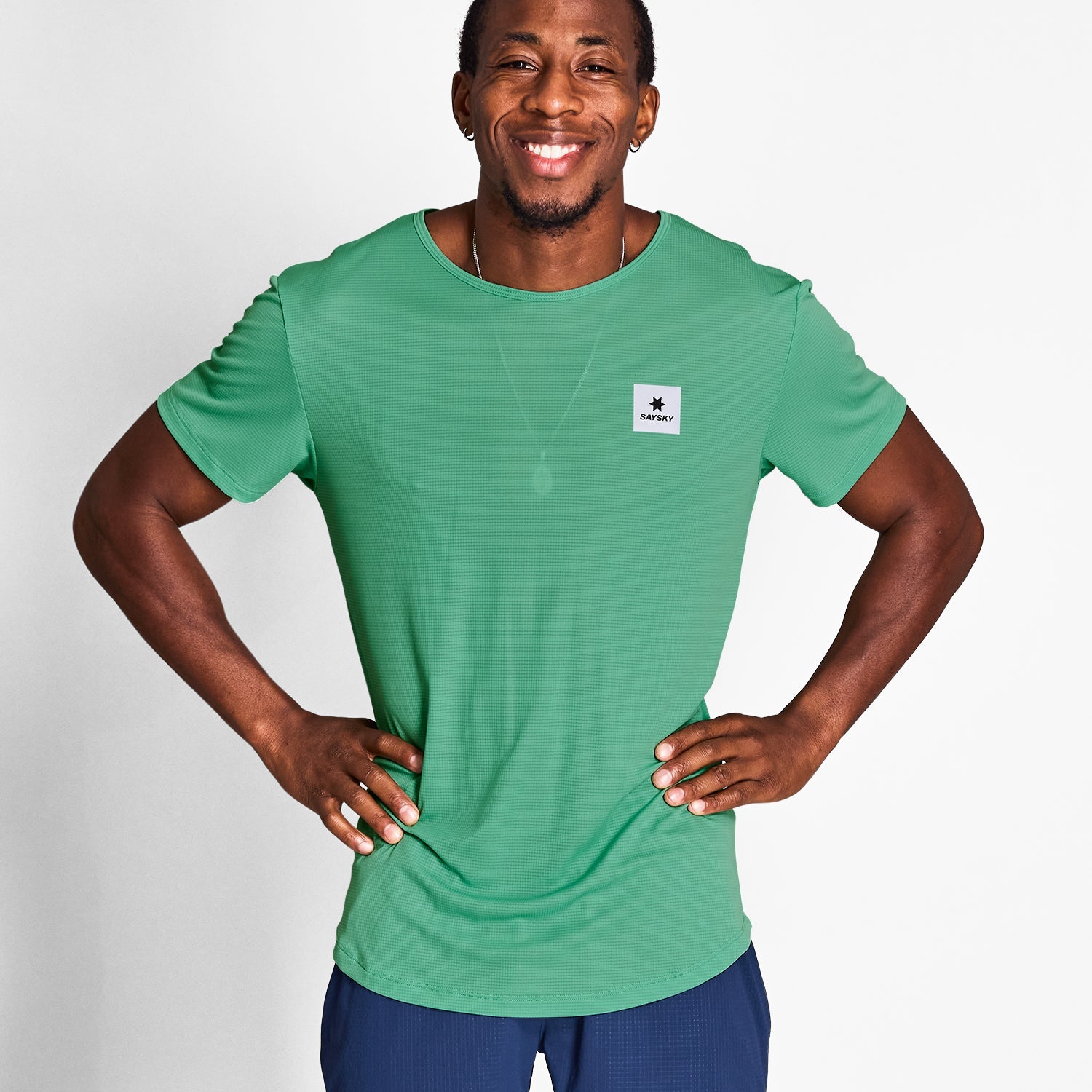 SAYSKY Reactive Flow T-Shirt T-SHIRTS 1038 - GREEN AOP