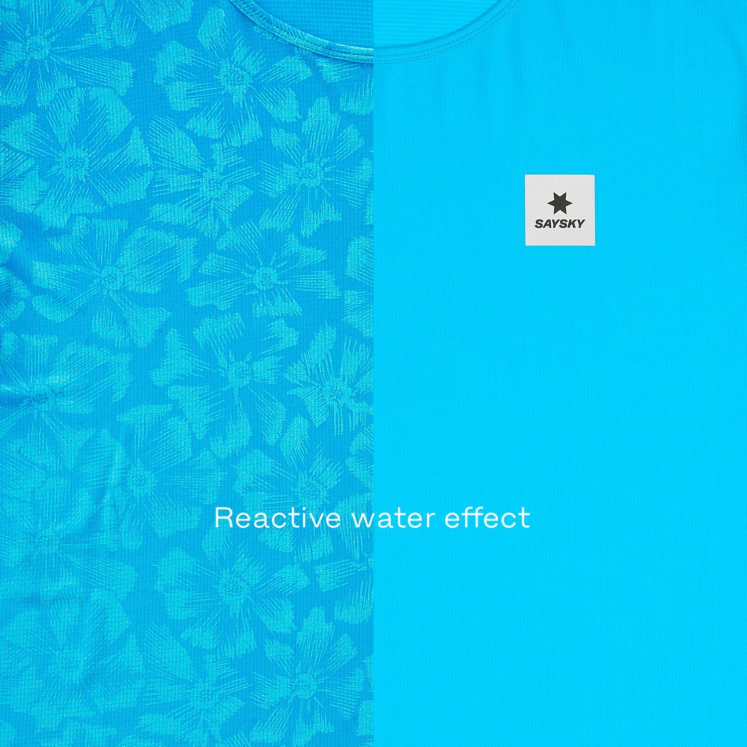 SAYSKY Reactive Flow T-Shirt T-SHIRTS 1045- BLUE AOP