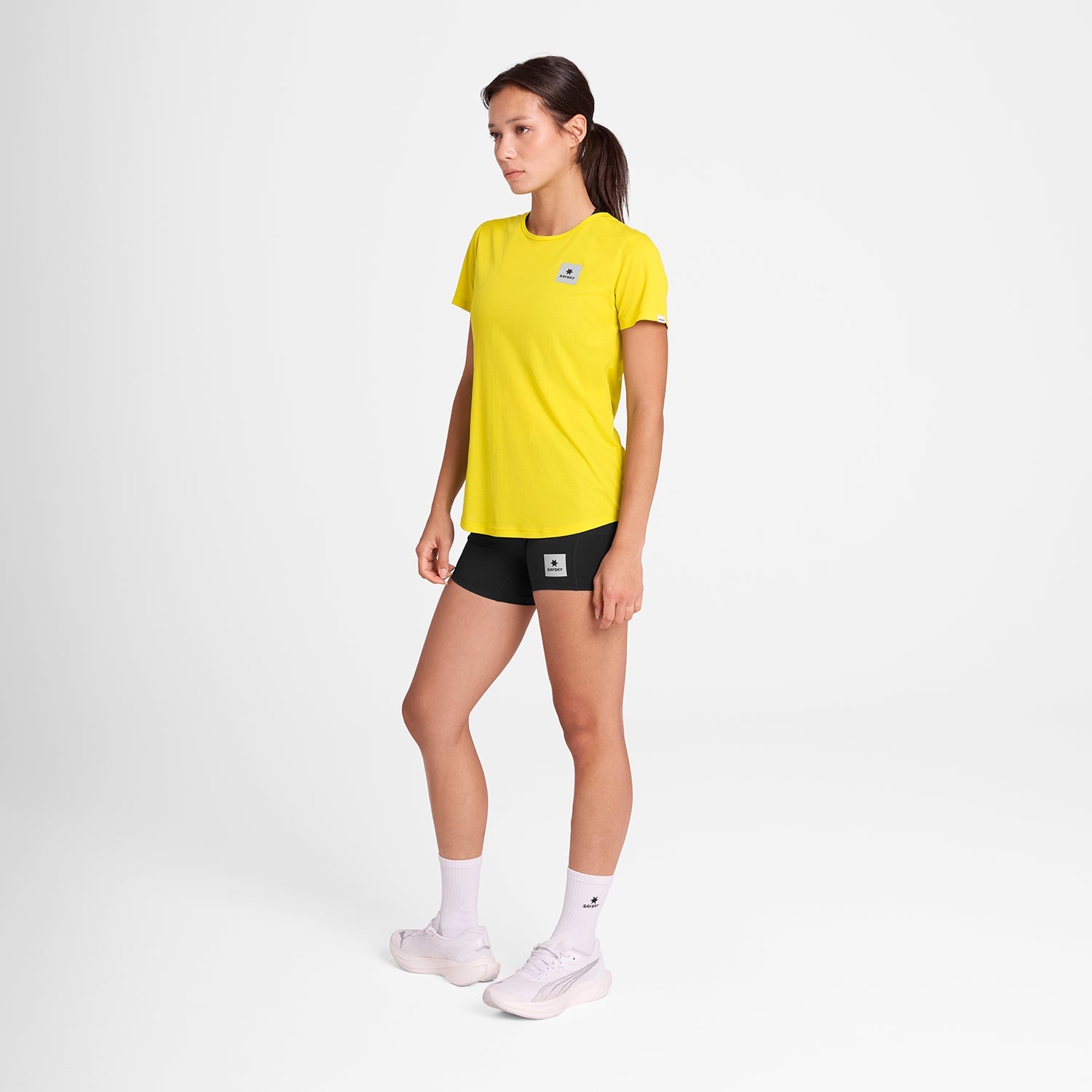 SAYSKY Reactive Flow T-Shirt T-SHIRTS 1052 - YELLOW AOP