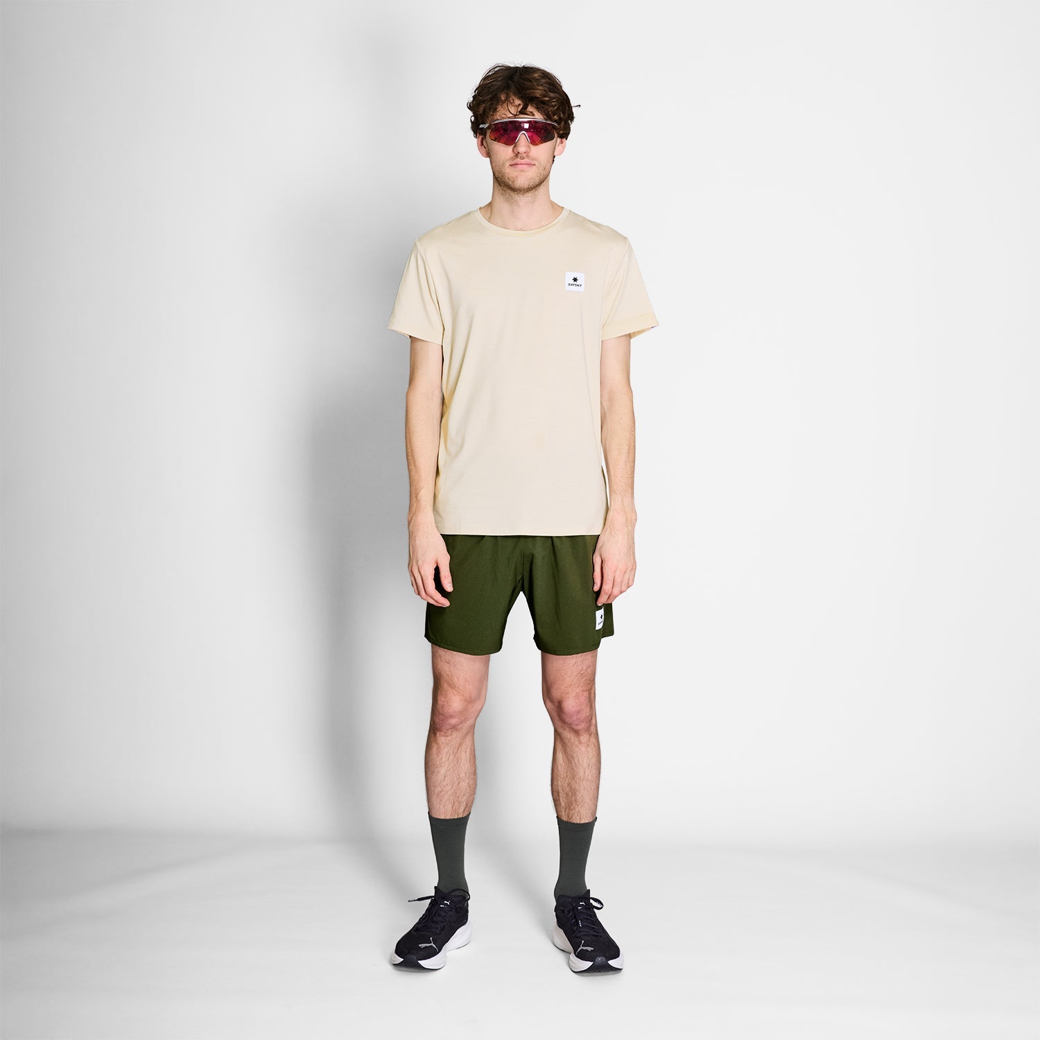 SAYSKY Statement Pace T-Shirt T-SHIRTS 8002 - BEIGE MELANGE