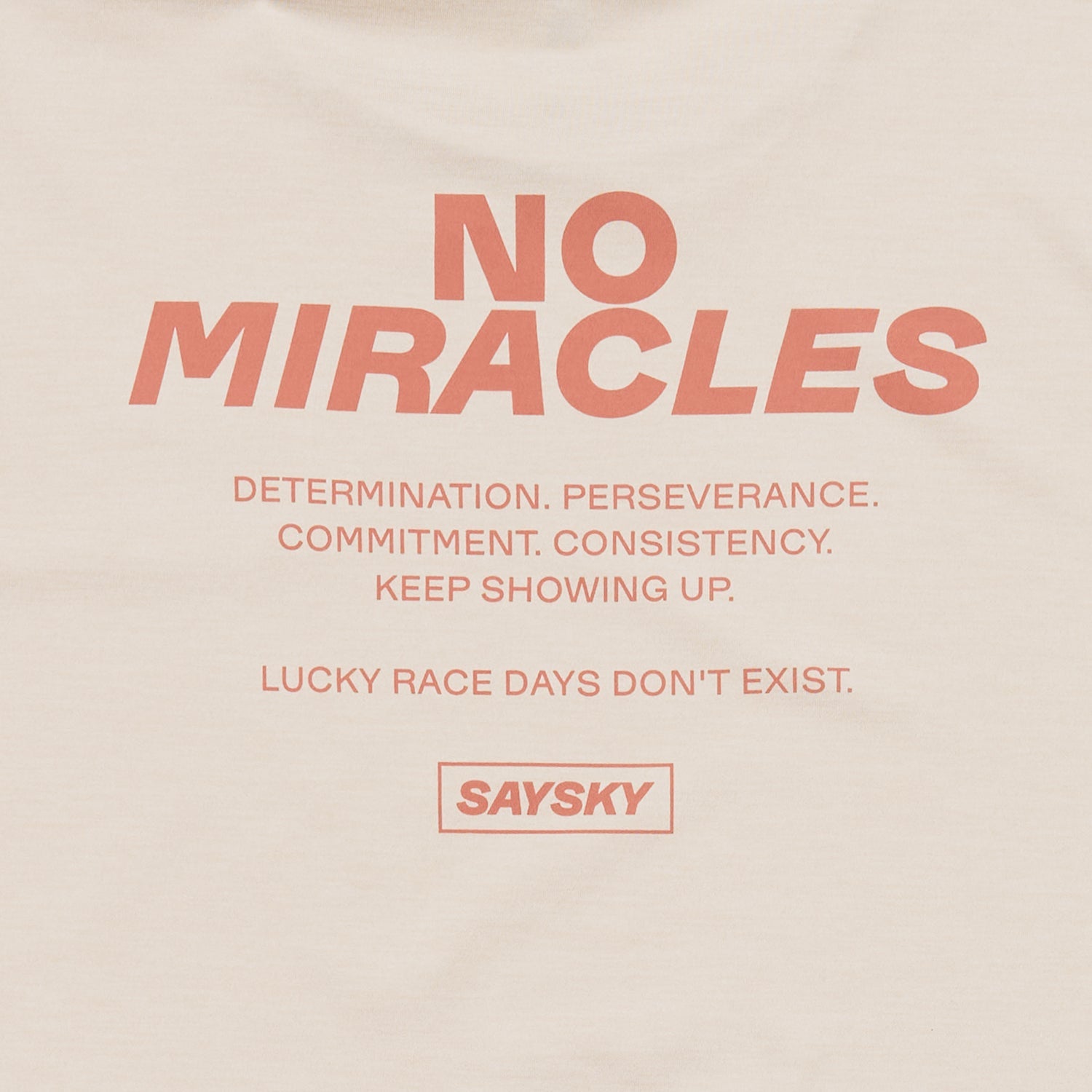 SAYSKY Statement Pace T-Shirt T-SHIRTS 8002 - BEIGE MELANGE