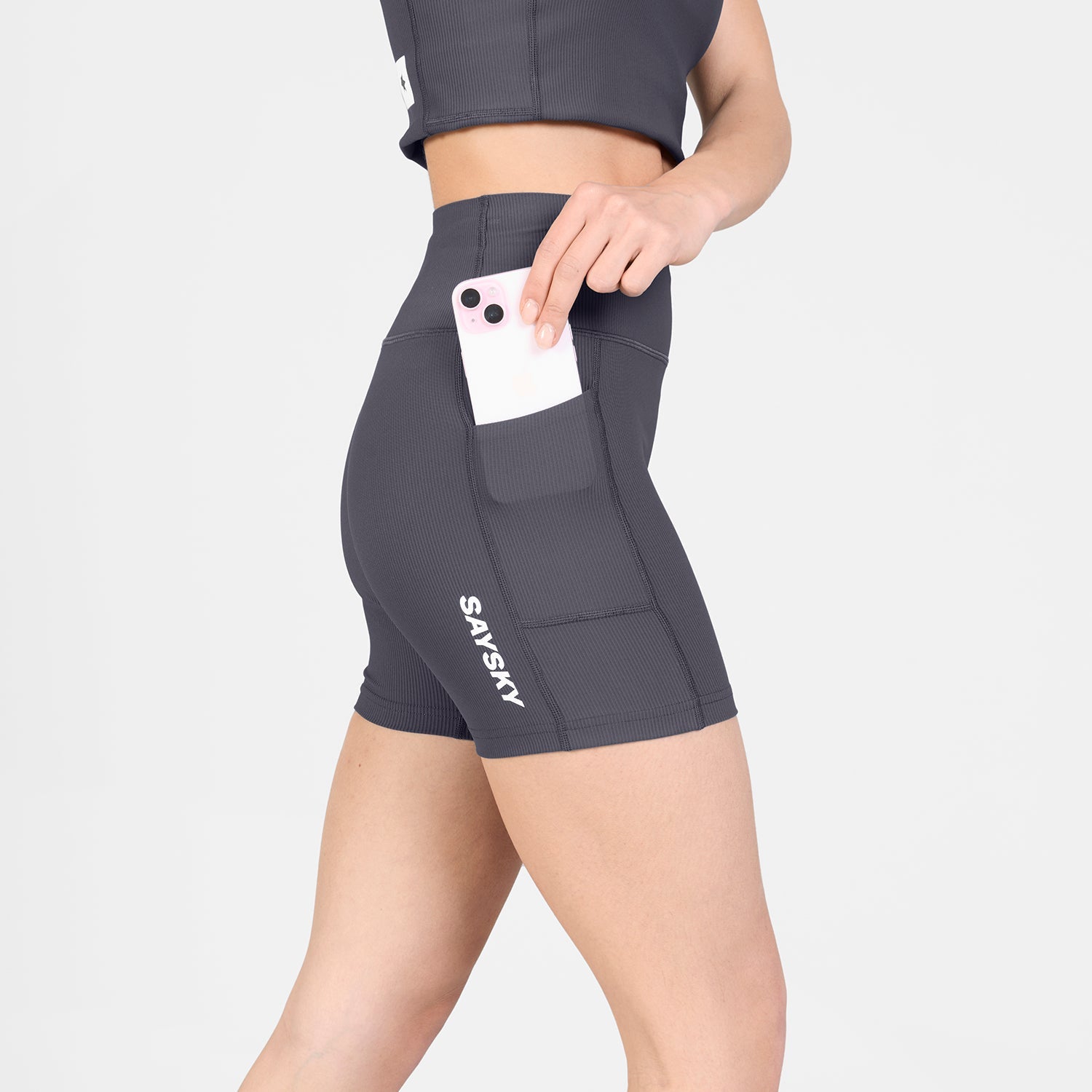 Saysky Combat+ Rib Short Tights 8'' Black 901 SM55002
