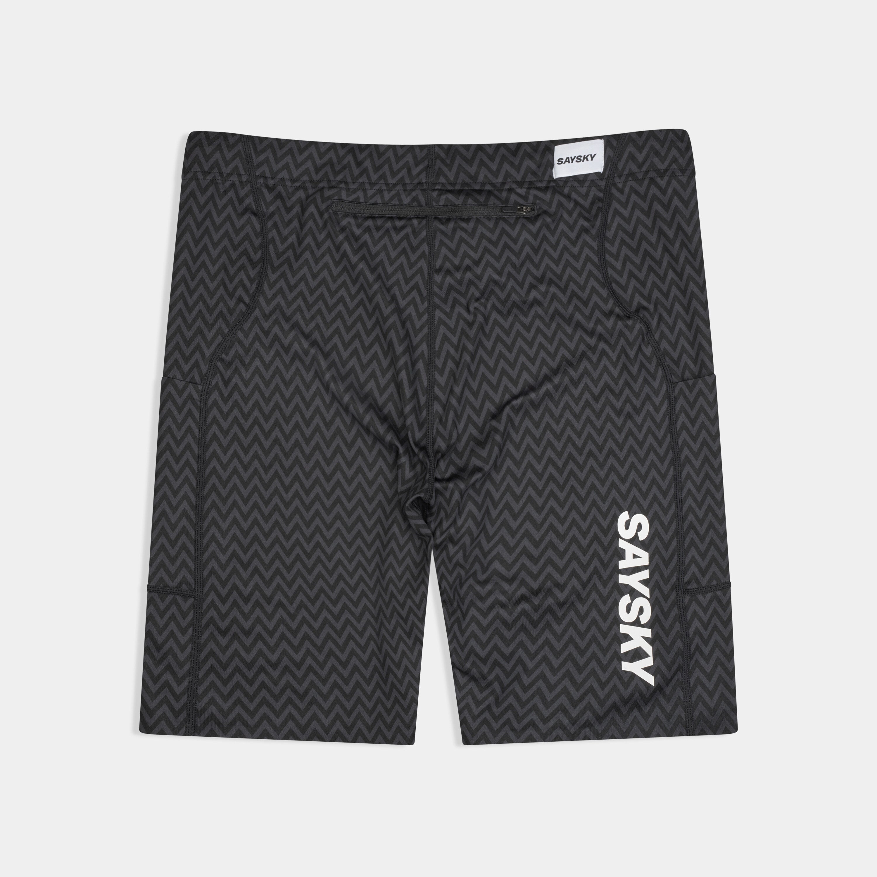 Saysky Combat+ Short Tights 9'' Black Zig Zag 1062 SM55006