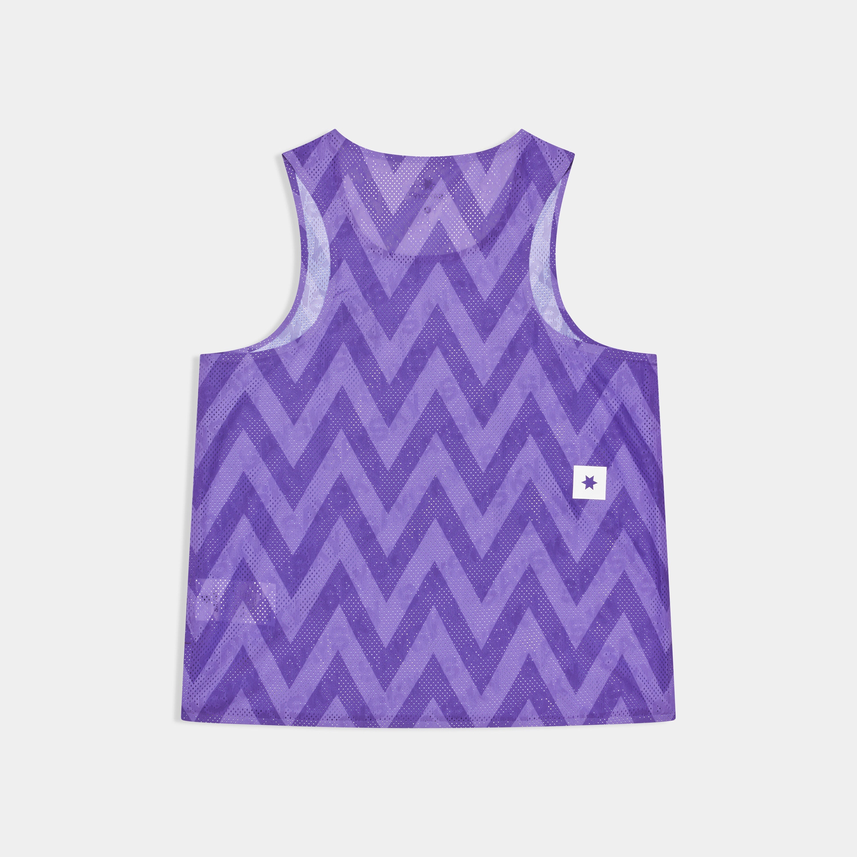 Saysky Flow Air Singlet Purple Zig Zag 1061 SW30011