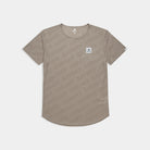 Saysky Clean Flow T-shirt Dark Beige Logo 1070 SM25011