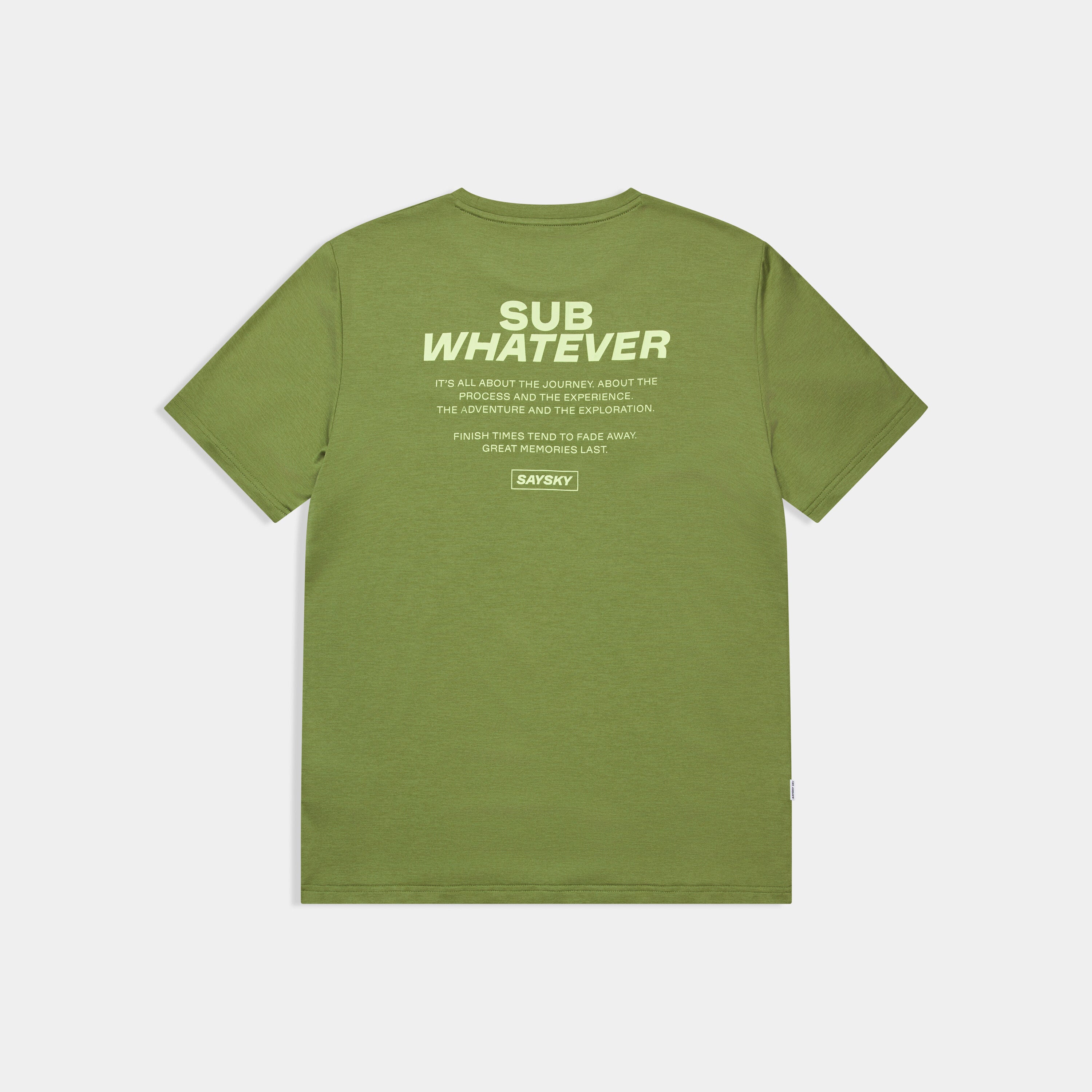 Saysky Statement Pace T-shirt Green 3011 SM25021