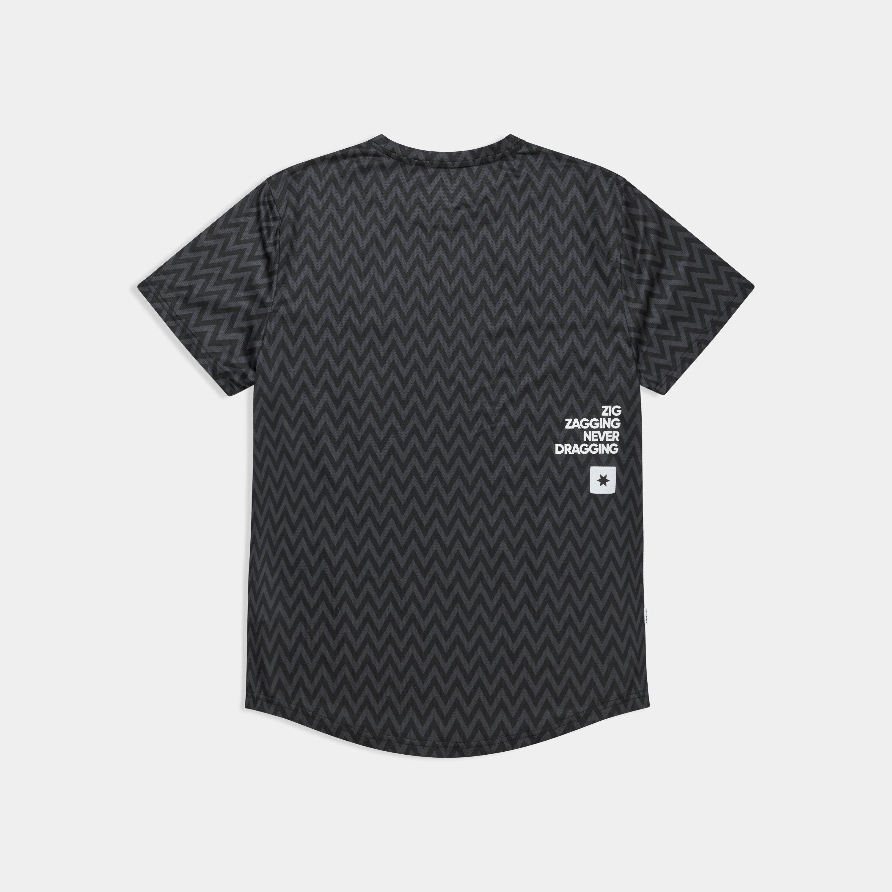 Saysky Clean Combat T-shirt Black Zig Zag 1062 SM25026