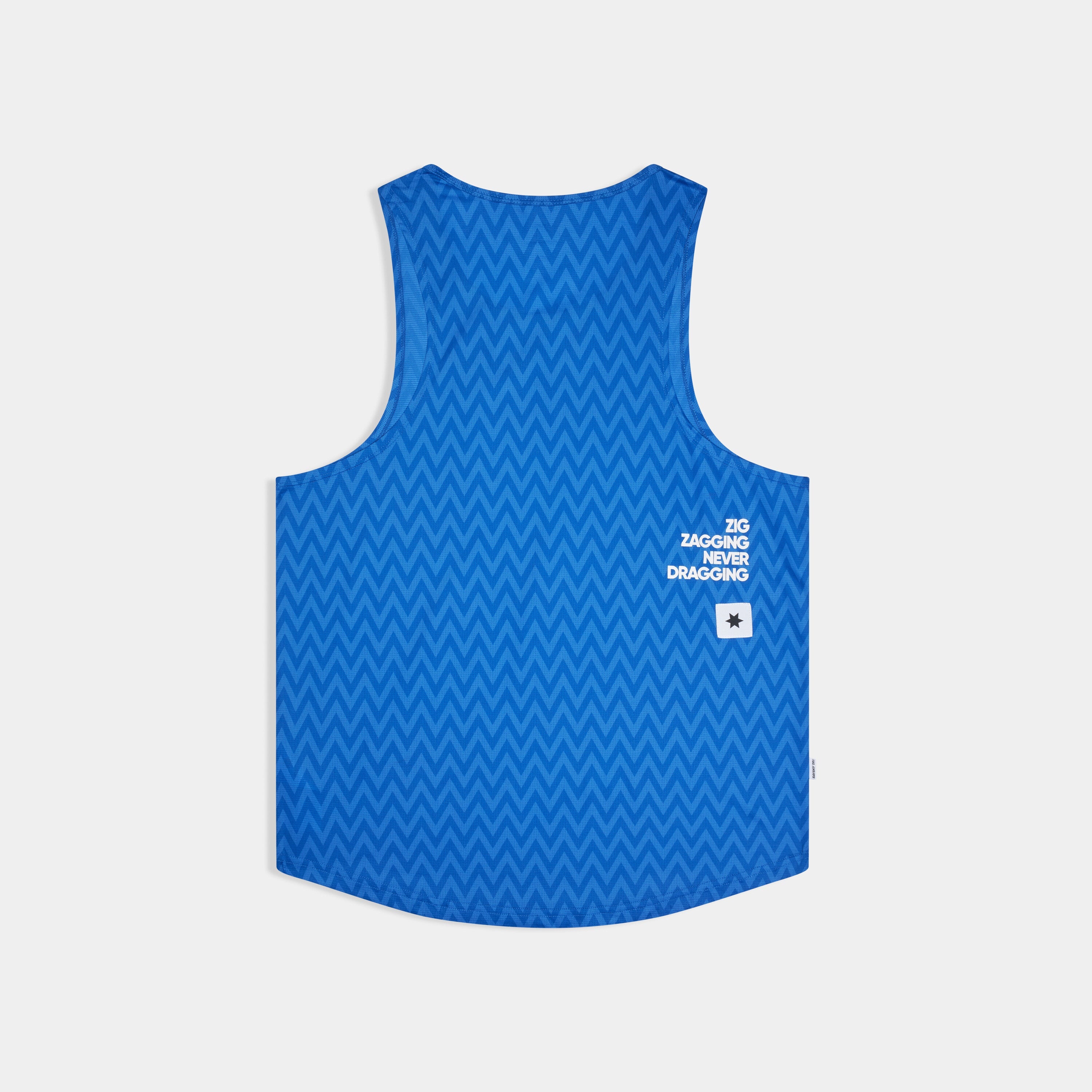 Saysky Clean Combat Singlet Blue Zig Zag 1063 SM30021
