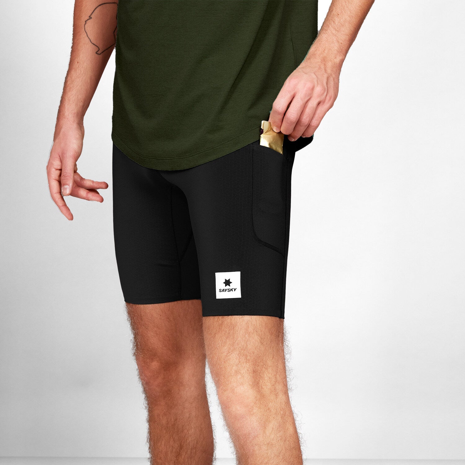 Saysky Combat+ Short Tights 9'' Black 901 SM55001