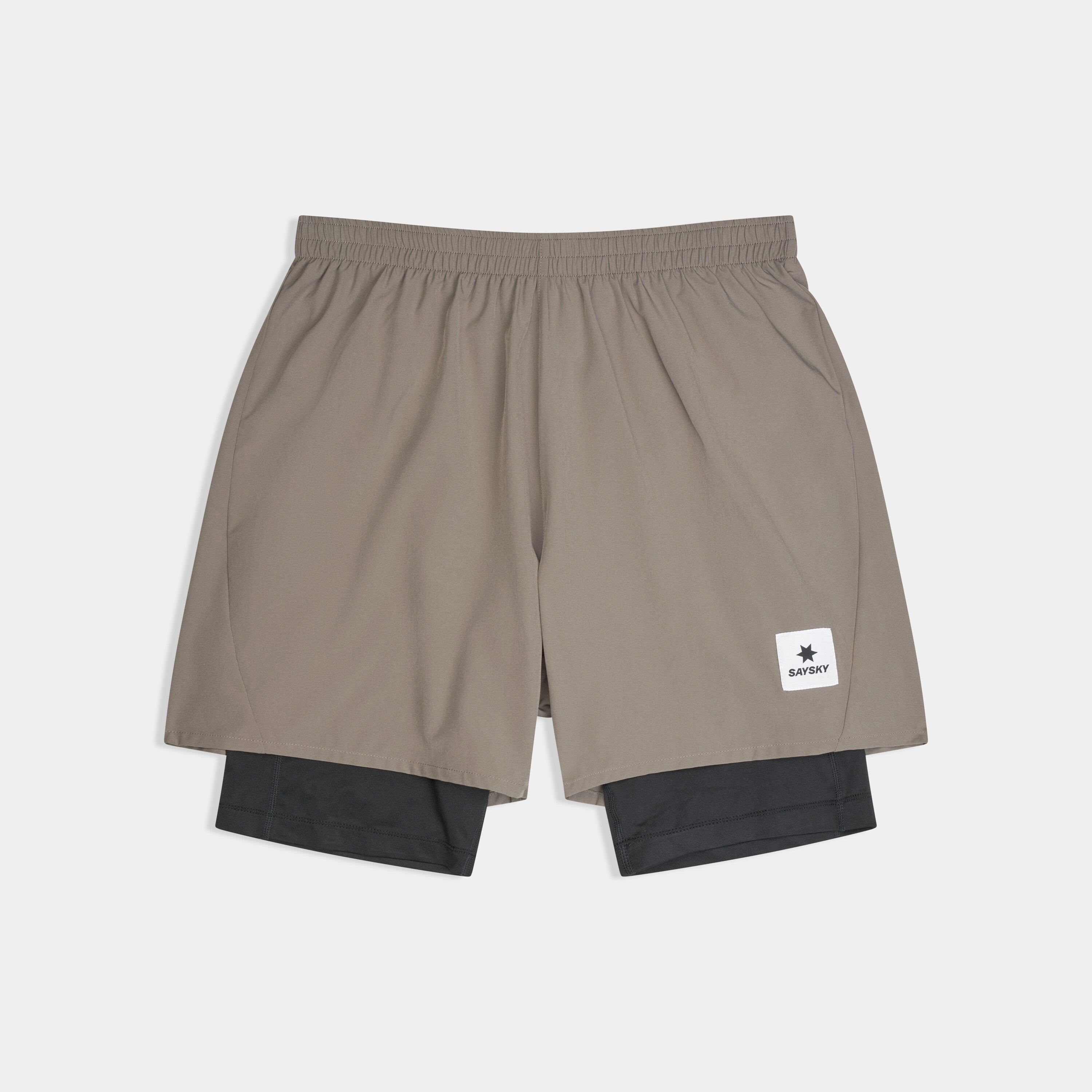 Saysky 2 in 1 Pace Shorts 5'' Taupe 714 SM40002