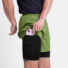Saysky 2 in 1 Pace Shorts 5'' Green 320 SM40002