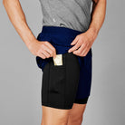 SAYSKY 2 in 1 Pace Shorts 5'' SHORTS 201 - BLUE