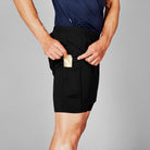 SAYSKY 2 in 1 Pace Shorts 5'' SHORTS 901 - BLACK