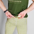 SAYSKY Checker Combat+ Short Tights 9'' TIGHTS 1034 - GREEN AOP