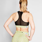 SAYSKY Checker Combat Sports Bra SPORTS BRA 1034 - GREEN AOP