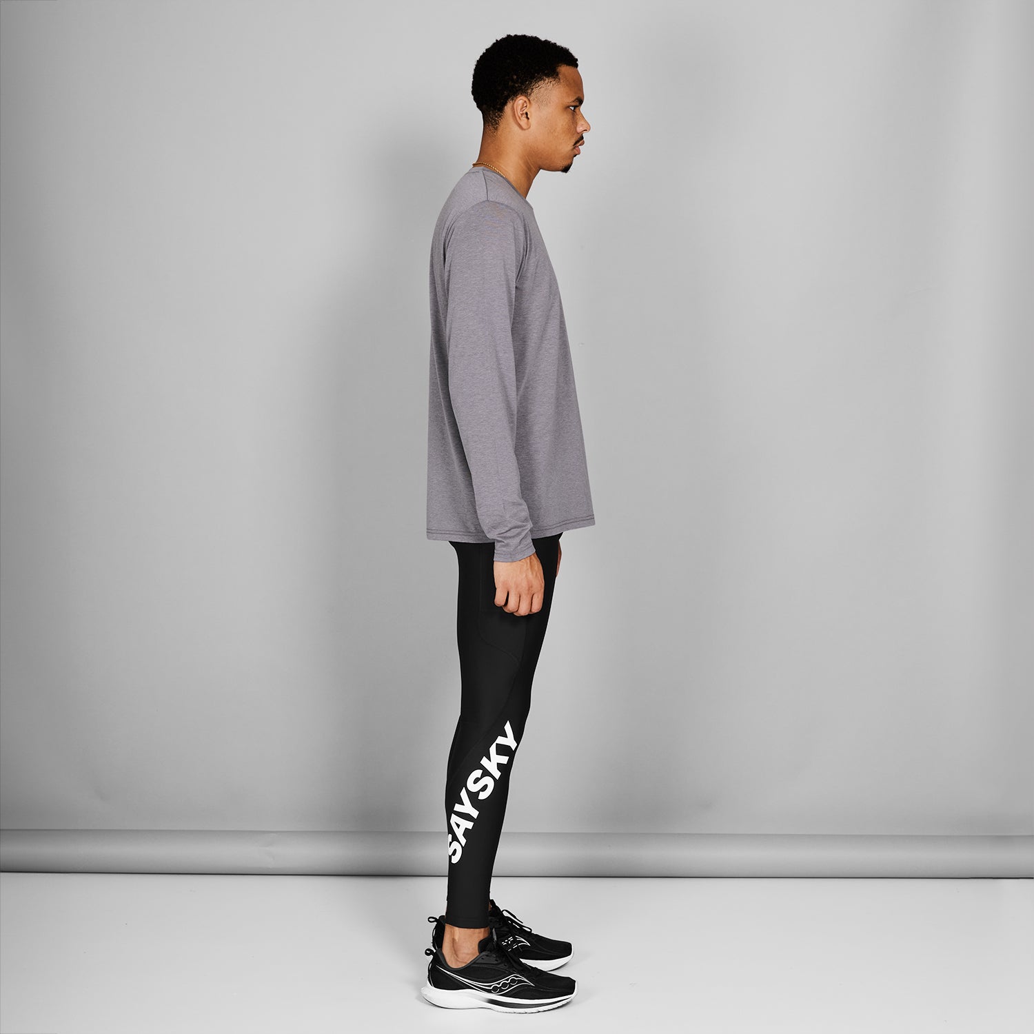 SAYSKY Clean Motion Long Sleeve LONG SLEEVES 6007 - GREY MELANGE