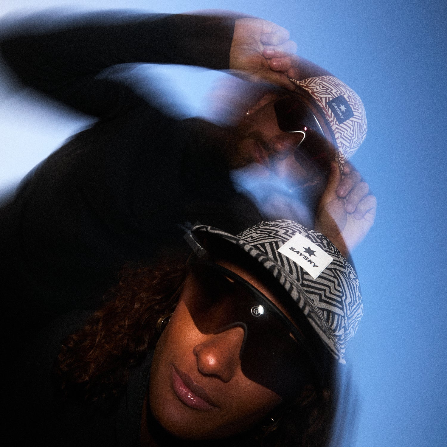 SAYSKY Combat Reflective Cap HEADWEAR 1050 - BLACK AOP