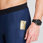 SAYSKY Combat+ Rib Short Tights 8'' TIGHTS 201 - BLUE
