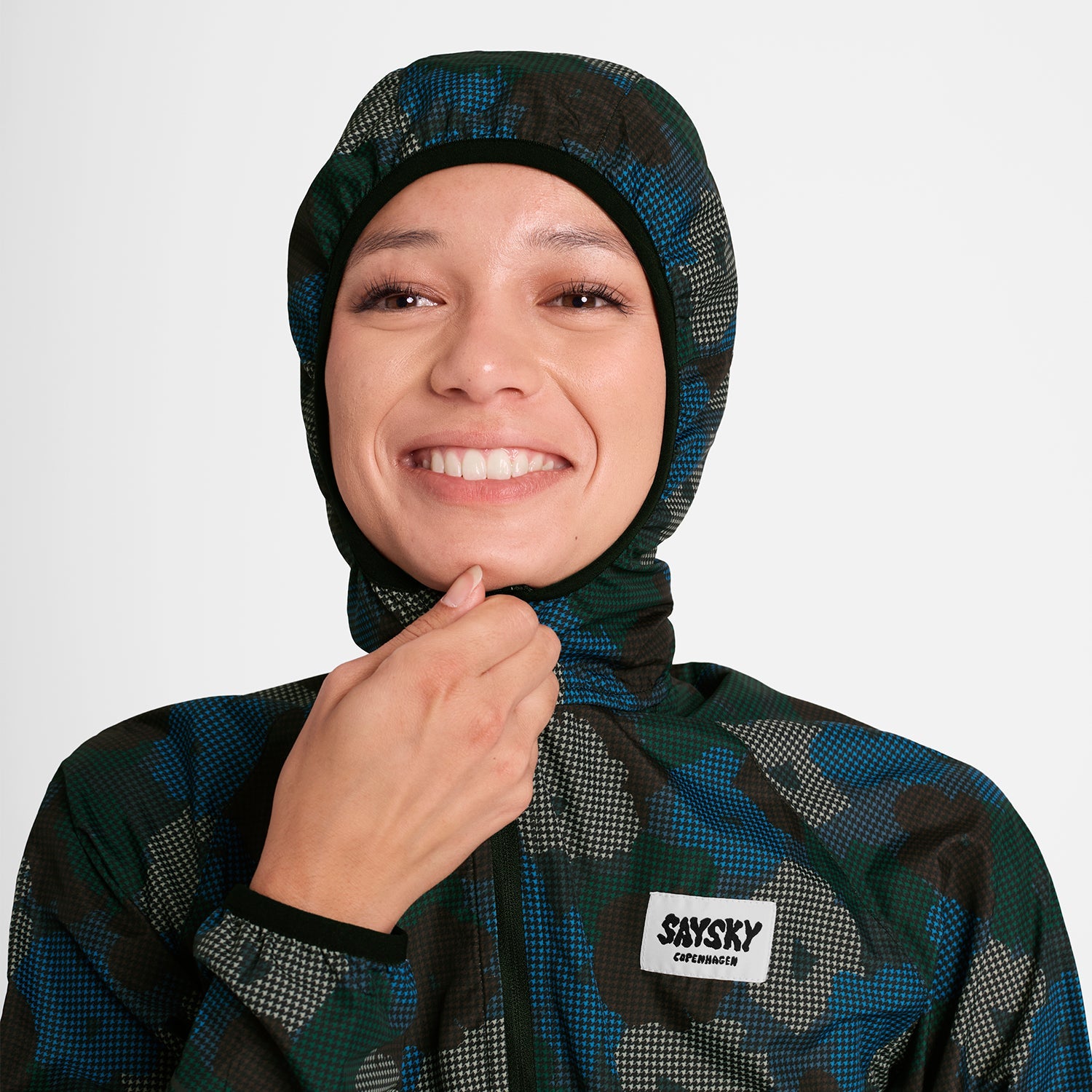 SAYSKY Flower Pace Jacket JACKETS/VESTS 1046 - BLUE AOP