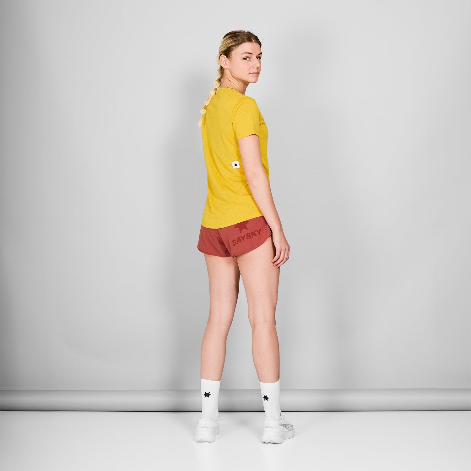 SAYSKY Logo Combat Pro T-shirt T-SHIRTS 4007 - YELLOW