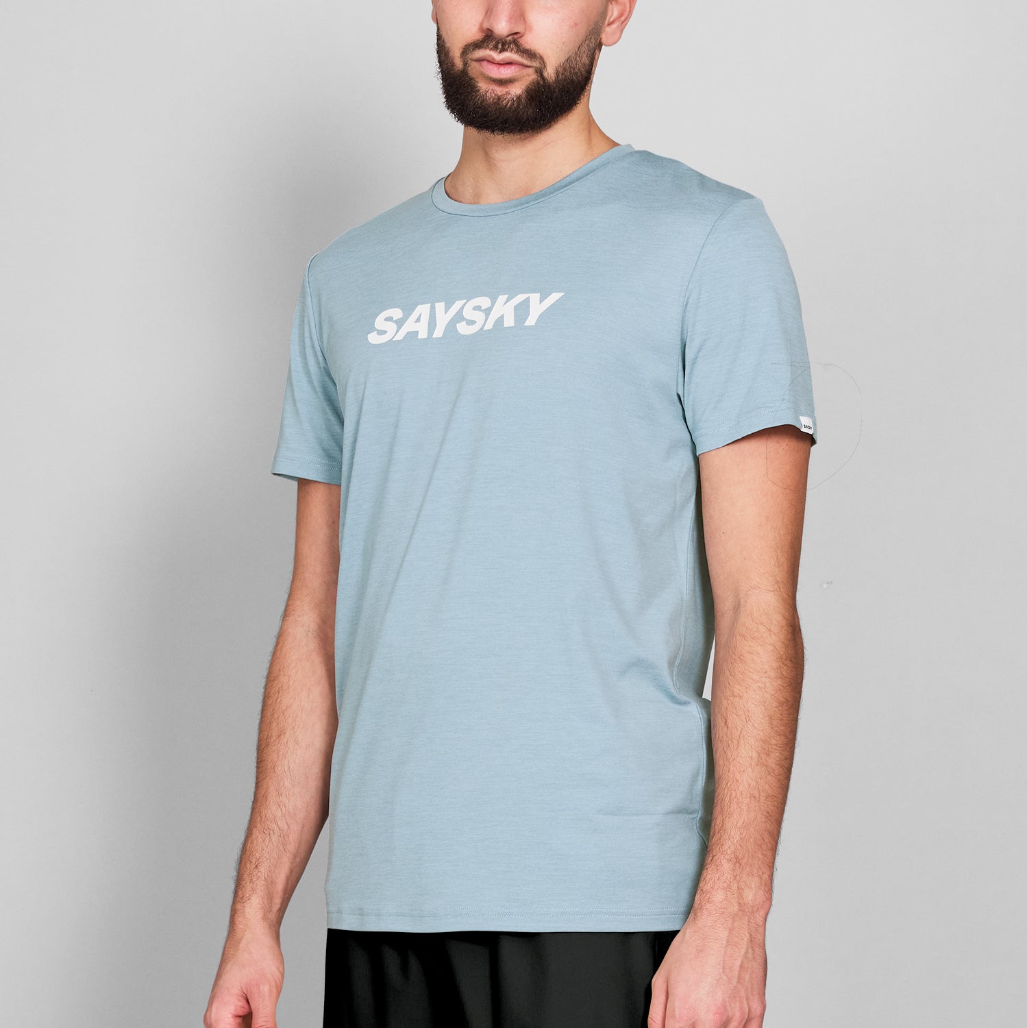 SAYSKY Logo Pace T-Shirt T-SHIRTS 2010 - BLUE MELANGE