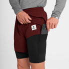 SAYSKY Pace 2 in 1 Shorts 5'' SHORTS 509 - RED