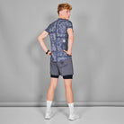 SAYSKY Paisley Combat T-shirt T-SHIRTS 1020 - BLUE PAISLEY AOP