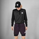 SAYSKY Reflective Polka Pace Long sleeve LONG SLEEVES 1018 - BLACK AOP