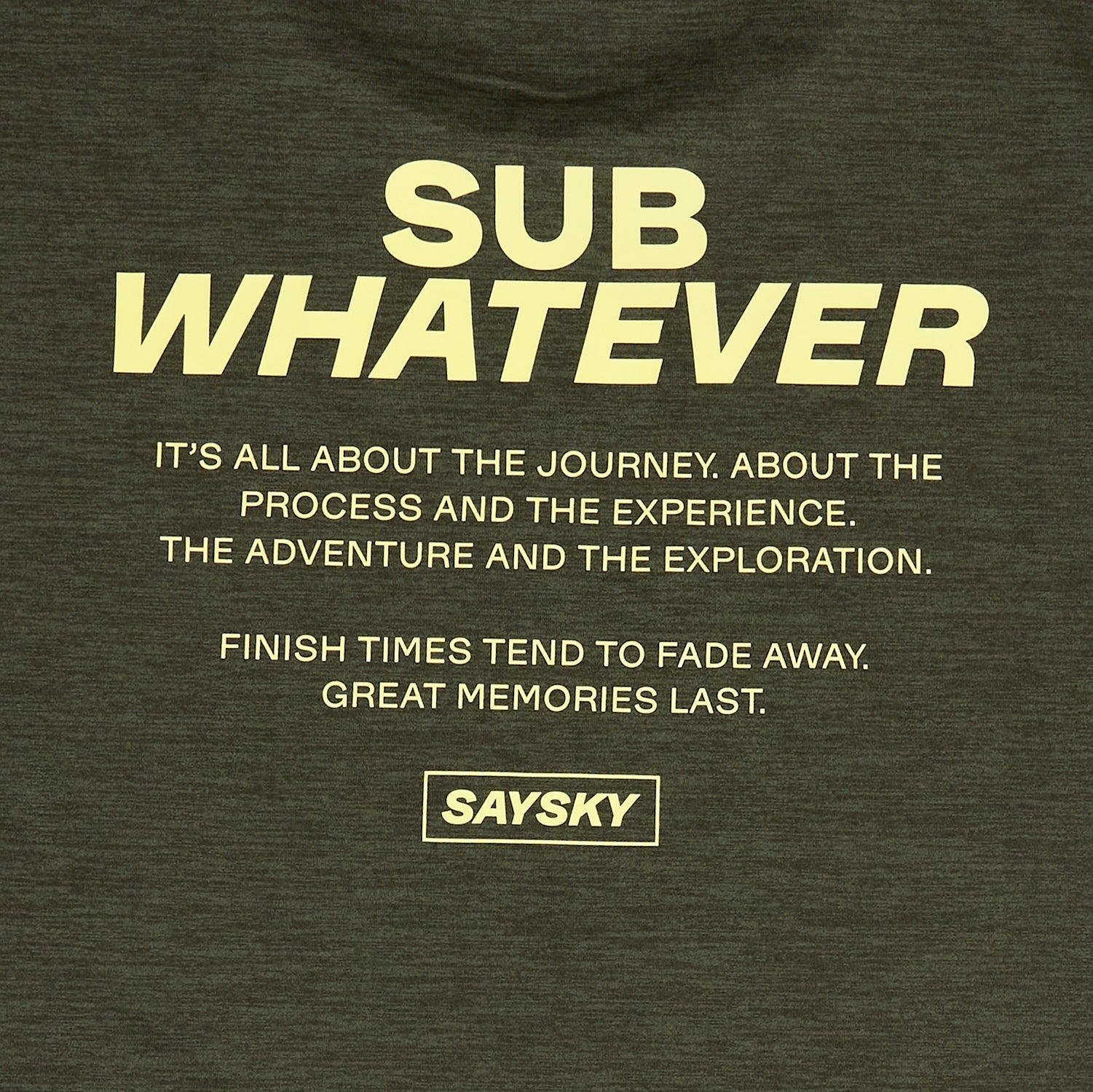 SAYSKY Statement Pace T-Shirt T-SHIRTS 3001 - GREEN