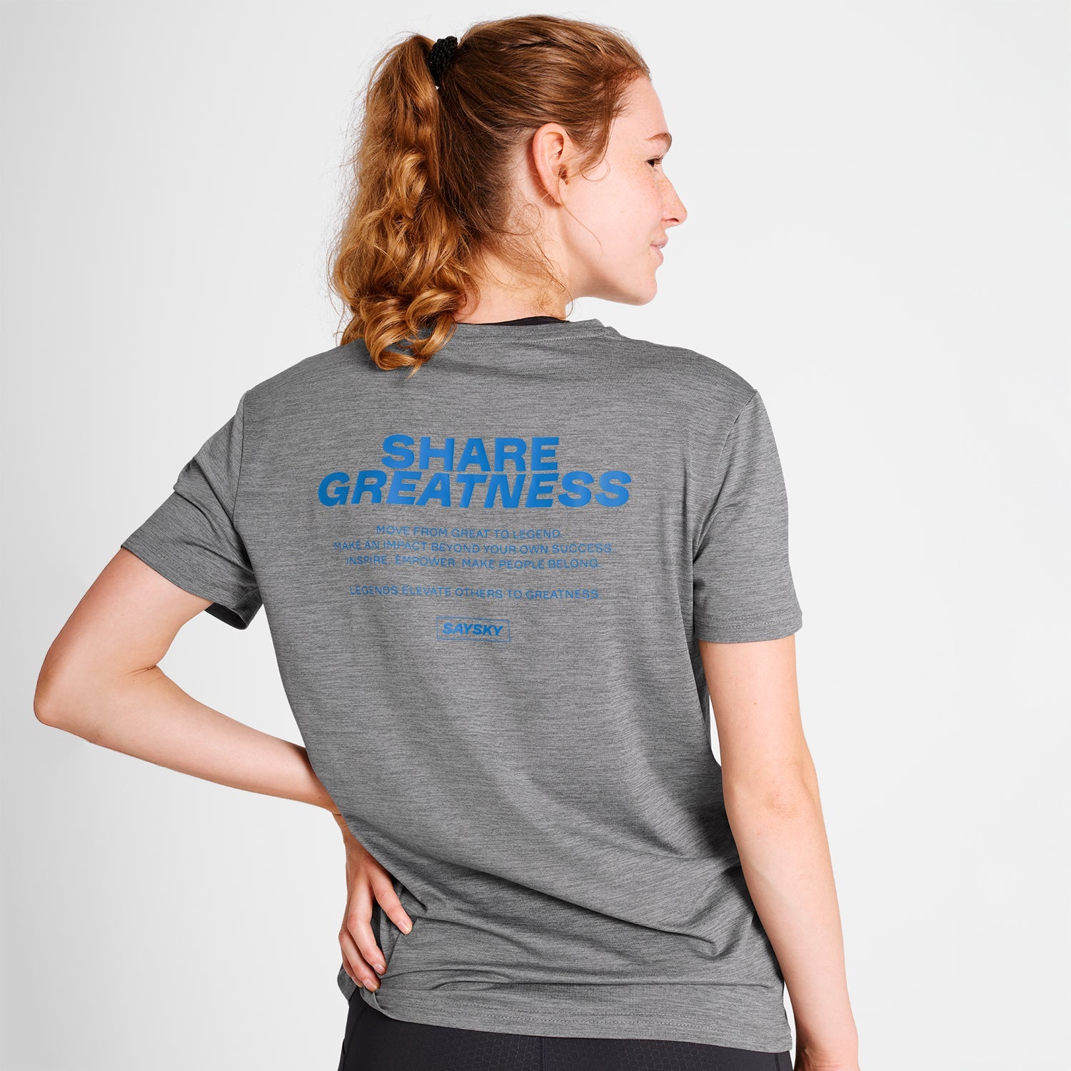 SAYSKY Statement Pace T-Shirt T-SHIRTS 6004 - GREY