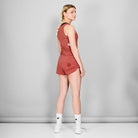 SAYSKY W Logo Pace Top SINGLETS 5006 - RED MELANGE